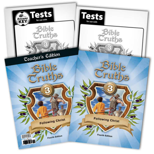BJU Press Bible Truths 3 Home School Kit 4th Edition