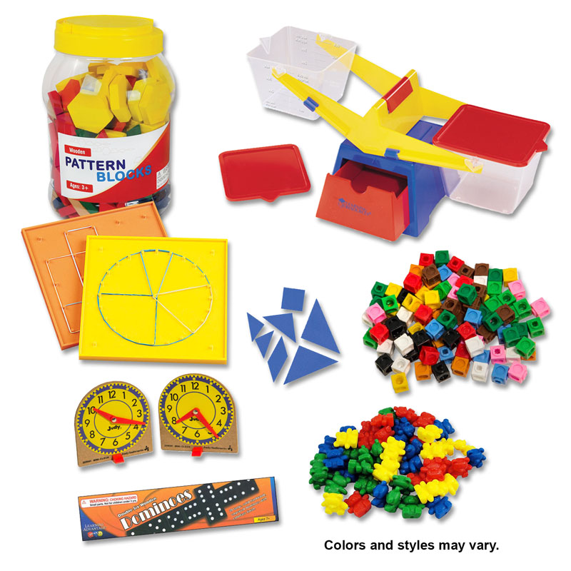 Manipulative Kit K (Wooden Pattern Block Upgrade, NO Optional Items)