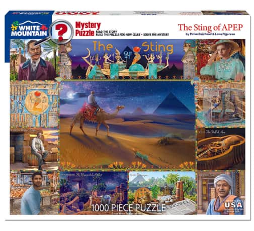 White Mountain The Sting of APEP Mystery Solving Jigsaw Puzzle (1000 pc)