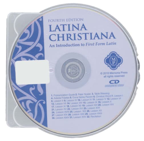 Memoria Press Latina Christiana Pronunciation CD & Digital Streaming (4th Edition)