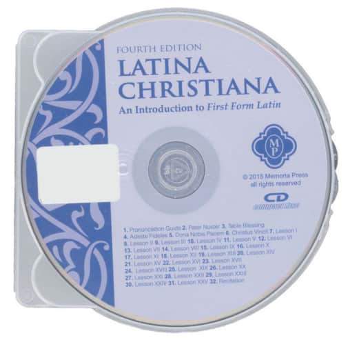 Memoria Press Latina Christiana Pronunciation CD (4th Edition)