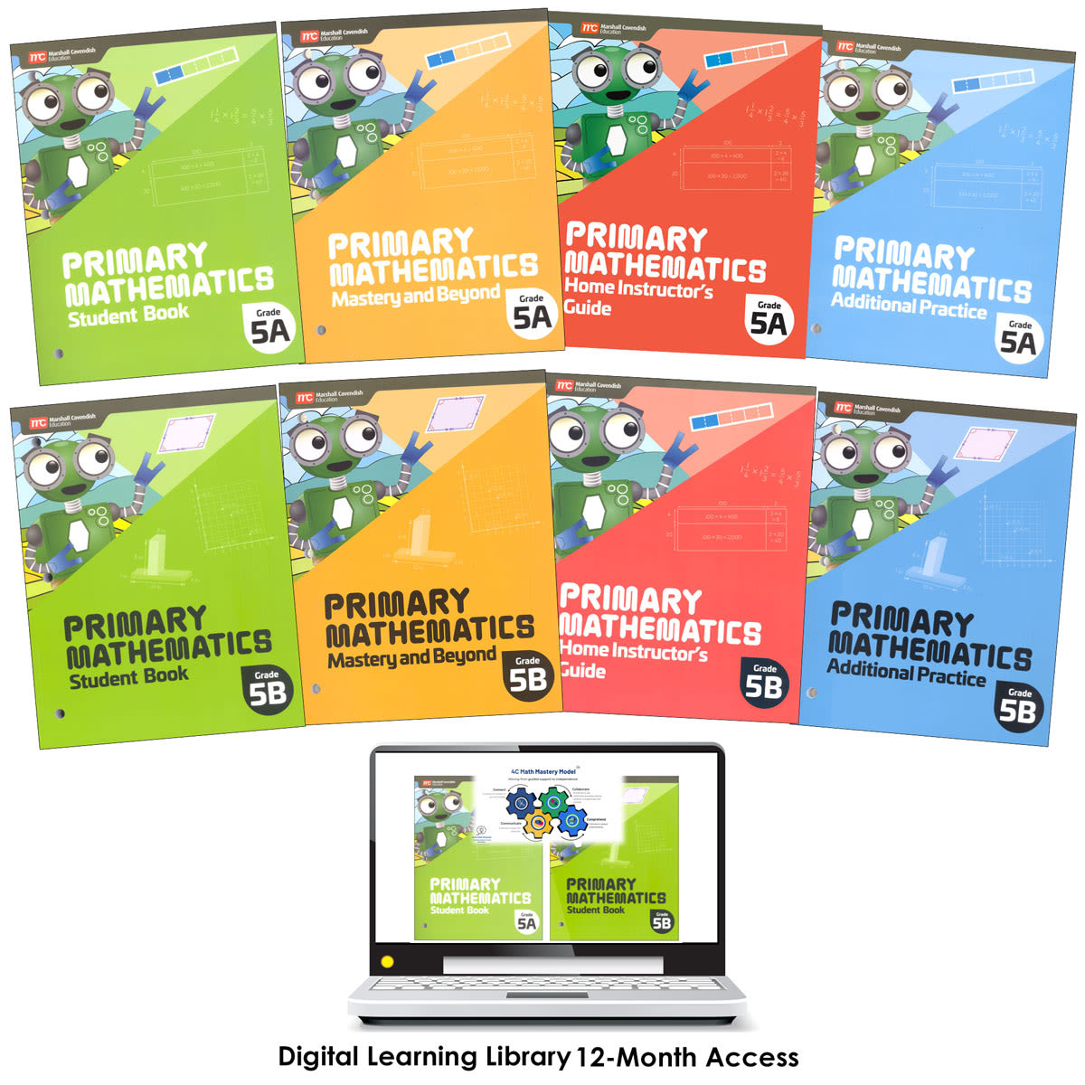 Primary Math 2022 Grade 5 Full-Year Set & Digital Learning