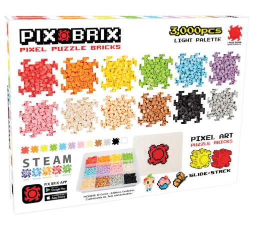 Pix Brix Container - Light Palette (3000 pieces)