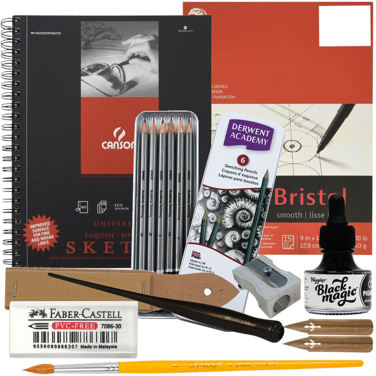 Artistic Pursuits Middle School Book 1 (3rd Edition) Art Supply Bundle