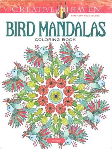 Bird Mandalas Coloring Book (Creative Haven)