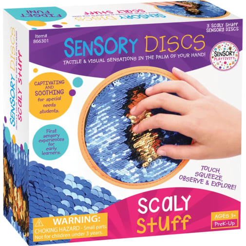Sensory Playtivity Scaly Stuff Sensory Discs 3-Pack