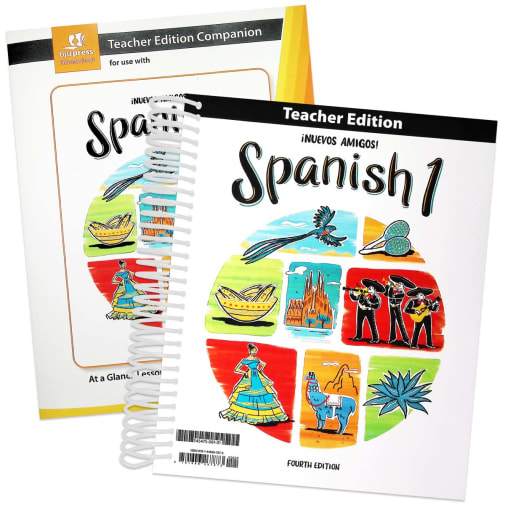 BJU Press Spanish 1 Teacher Edition & Teacher Edition Companion 4th Edition
