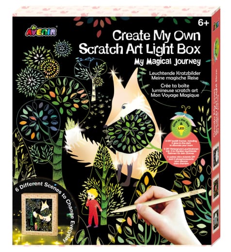 Create My Own Scratch Art Light Box - My Magical Journey