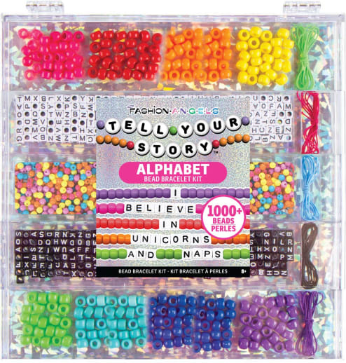 Tell Your Story: Alphabet Bead Bracelet Kit (1000+ beads)