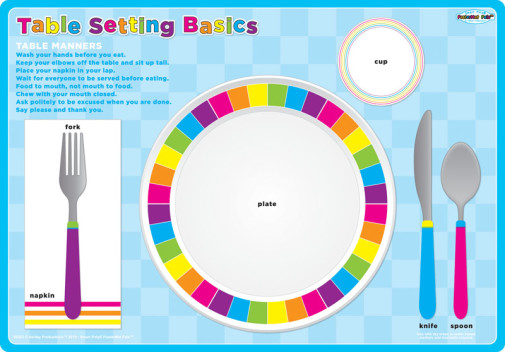 Place Setting PosterMat Pals