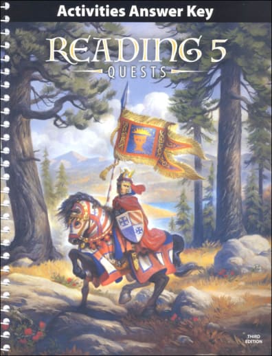 BJU Press Reading 5 Student Activities Answer Key 3rd Edition
