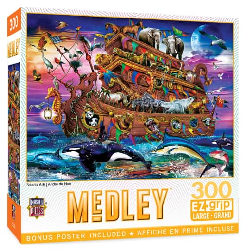 Master Pieces Medley - Noah's Ark EZGrip Puzzle (300 piece)