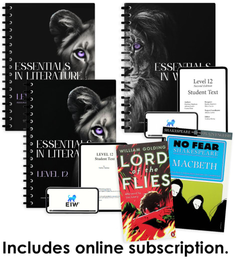 Essentials in Writing & Literature Level 12 Bundle with Online Video Access