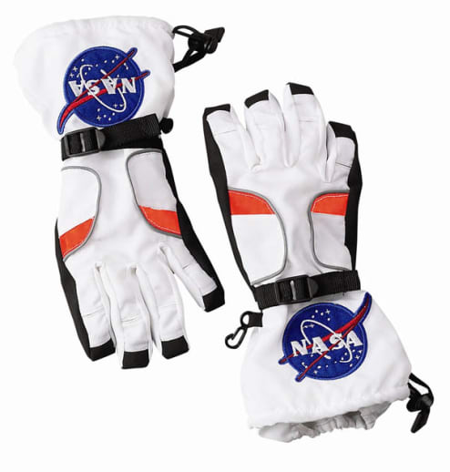 Aeromax Astronaut Gloves - White (Medium)