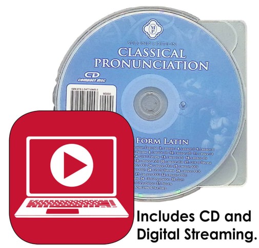 First Form Latin Classical Pronunciation CD & Digital Streaming, Second Edition