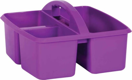 Purple Plastic Storage Caddies