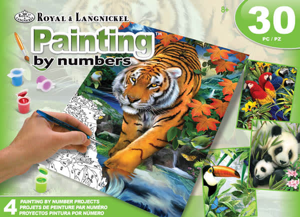 Painting By Number (Art Activity Set) Jungle