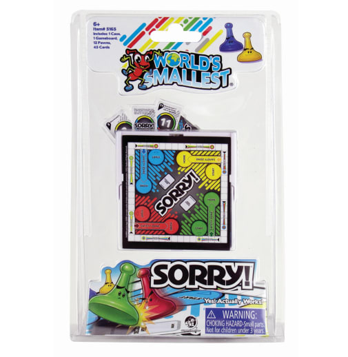 World's Smallest Sorry Game