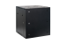 12U 19in Wall-Mount Cabinet Rear Hinged Swing-Out, Glass Door 21.7in Depth Pre-Assembled