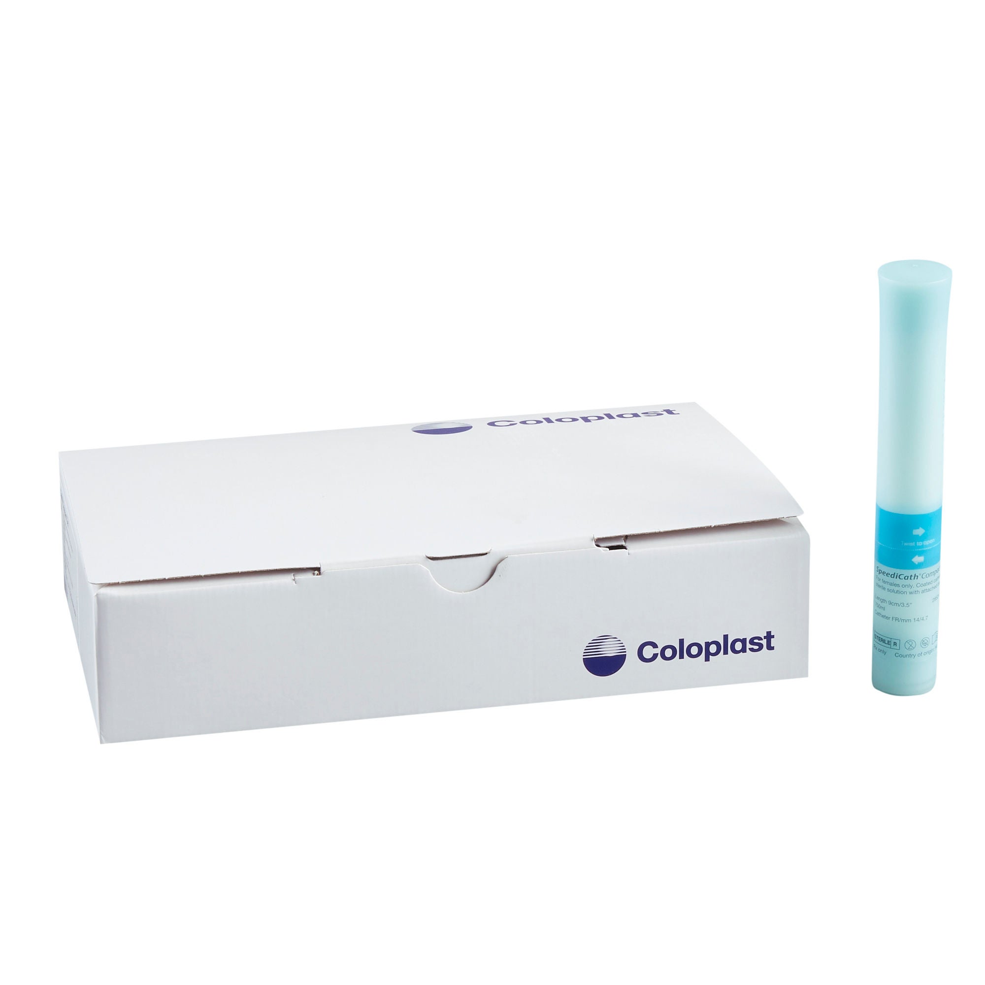 SpeediCath Compact Set Female Urethral Catheter 3.5in 14Fr 750mL Bag 28524 MK 906230