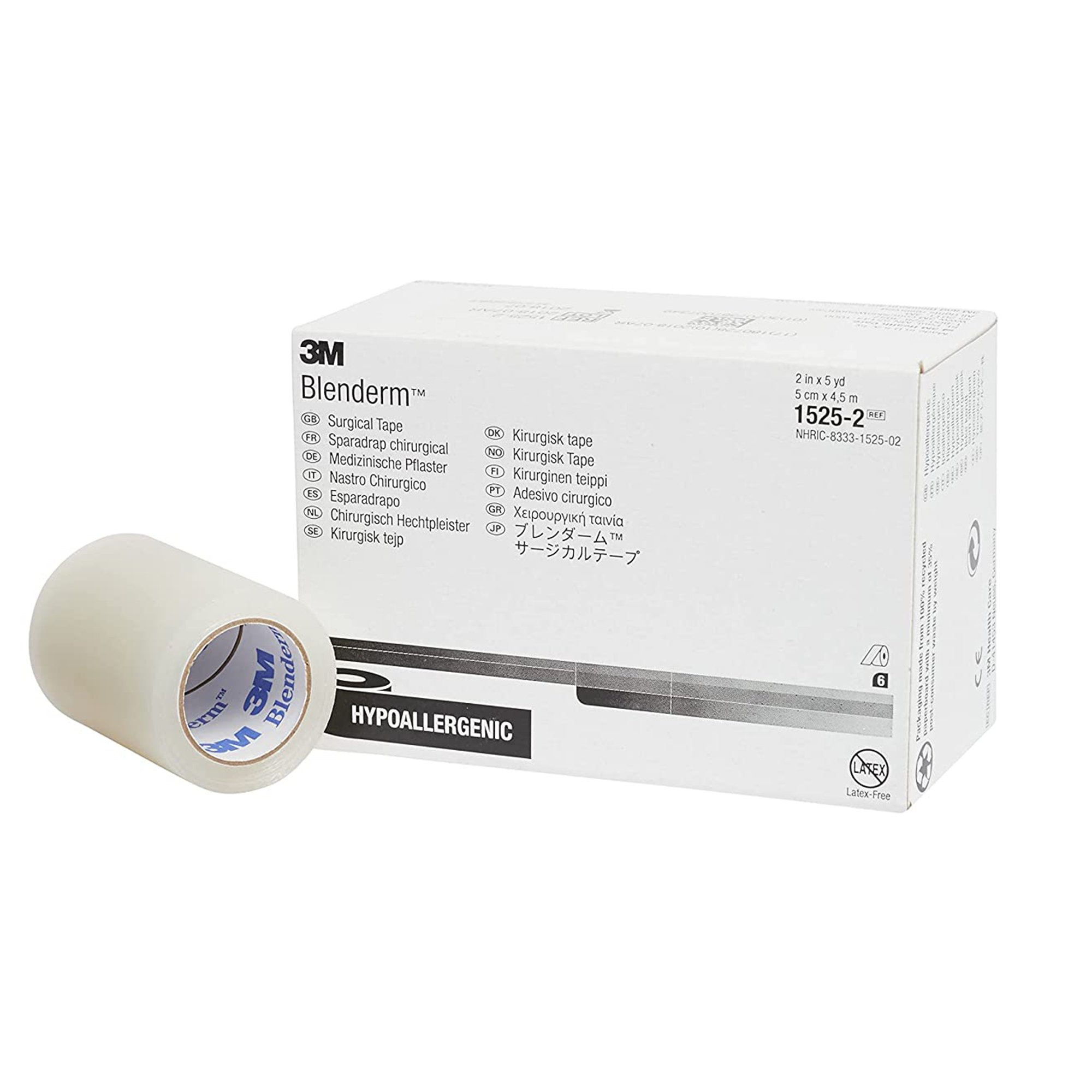 3M Blenderm Plastic Medical Tape, 2 Inch x 5 Yard, Transparent MK 5760
