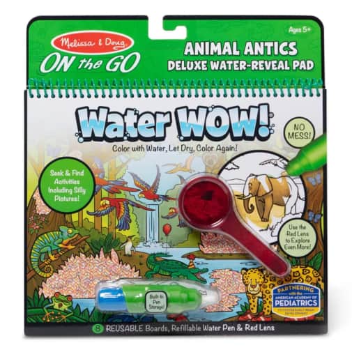 Melissa & Doug Water Wow! Animal Antics Deluxe Water Rvl Pad