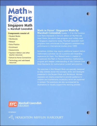 Math in Focus: Singapore Math Reteach 4A