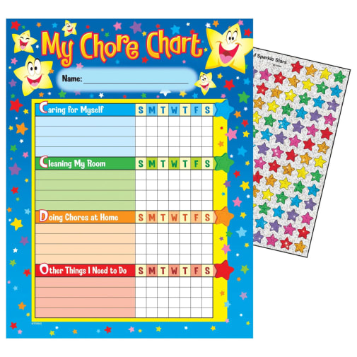 My Chores 25 Chart Pack with 100 Stickers