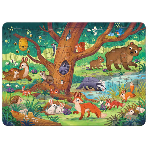Forest Scene Tray Puzzle (35 Pieces)