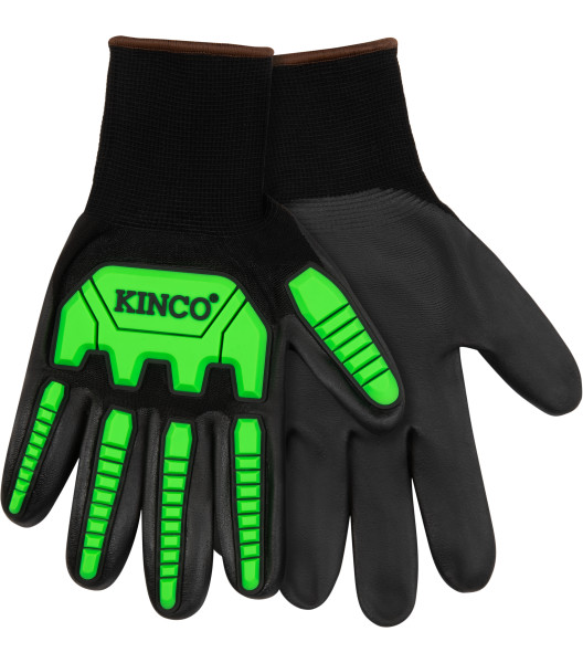 Polyester Knit Shell & CoolCoat&trade; Micro-Foam Nitrile Palm with Impact Protection