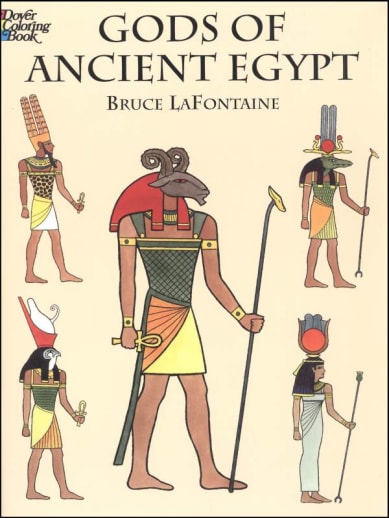Gods of Ancient Egypt Coloring Book