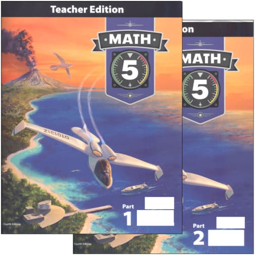 BJU Press Math 5 Teacher Edition 4th Edition