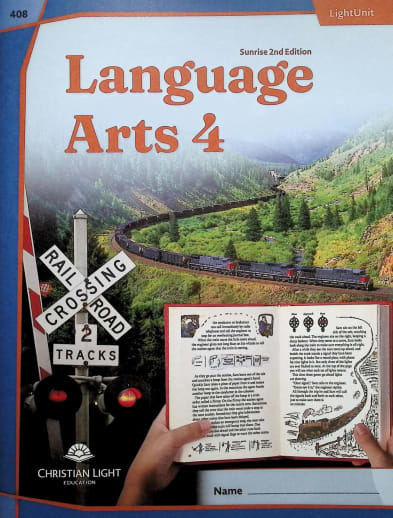 Christian Light Language Arts LightUnit 408 Sunrise 2nd Edition