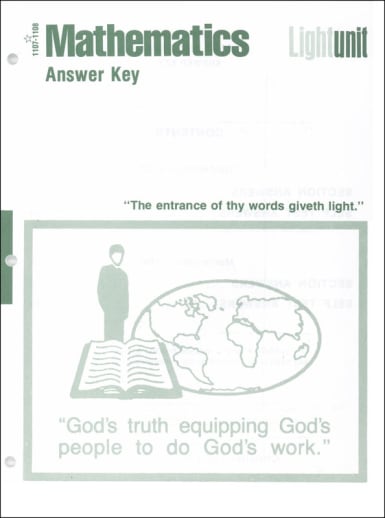 Mathematics LightUnits A/K 1107-1108 Algbr II