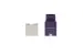 Cat6 RJ45 110 Type Keystone Jack, Purple