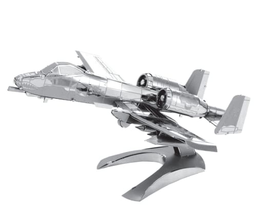 Northrop Grumman A-10 Warthog Plane (Metal Earth 3D Model Kit)