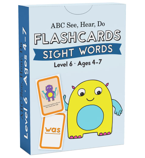 ABC See, Hear, Do: Level 6 - Memory Flashcards Sight Words