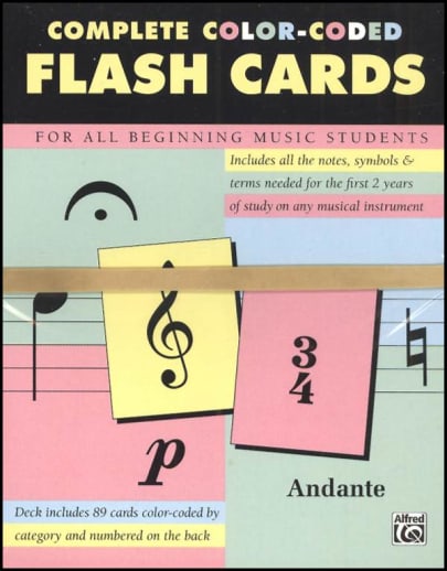 89 Color-Coded Flash Cards