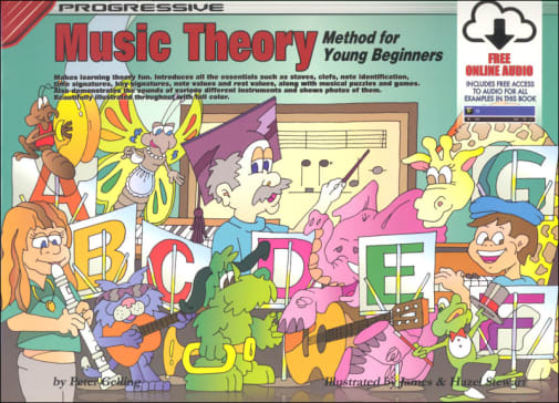 Progressive Music Theory Method for Young Beginners Book with Online Audio