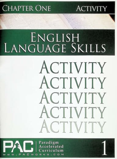 English I: Language Skills Chapter 1 Activities