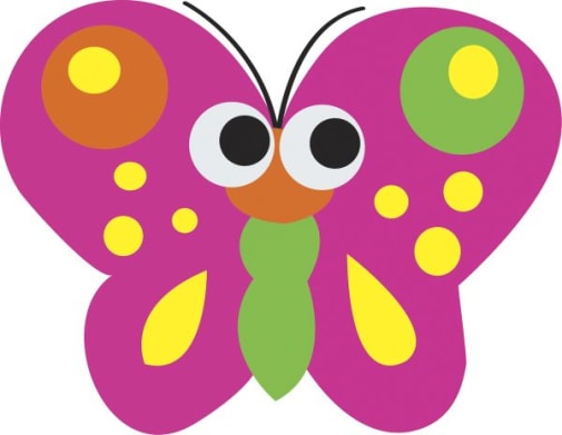 Magnetic Whiteboard Eraser - Butterfly