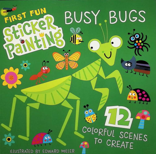 First Fun Sticker Painting: Busy Bugs