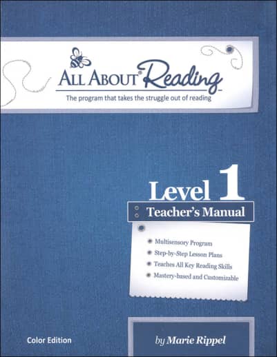 All About Reading Level 1 Teacher Manual Color Edition