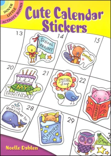 Cute Calendar Stickers