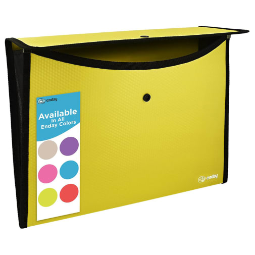 Document Holder, Square Flap Letter Size - Green