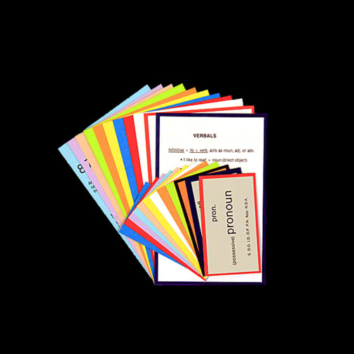 Winston Grammar Advanced Level Clue Card Set
