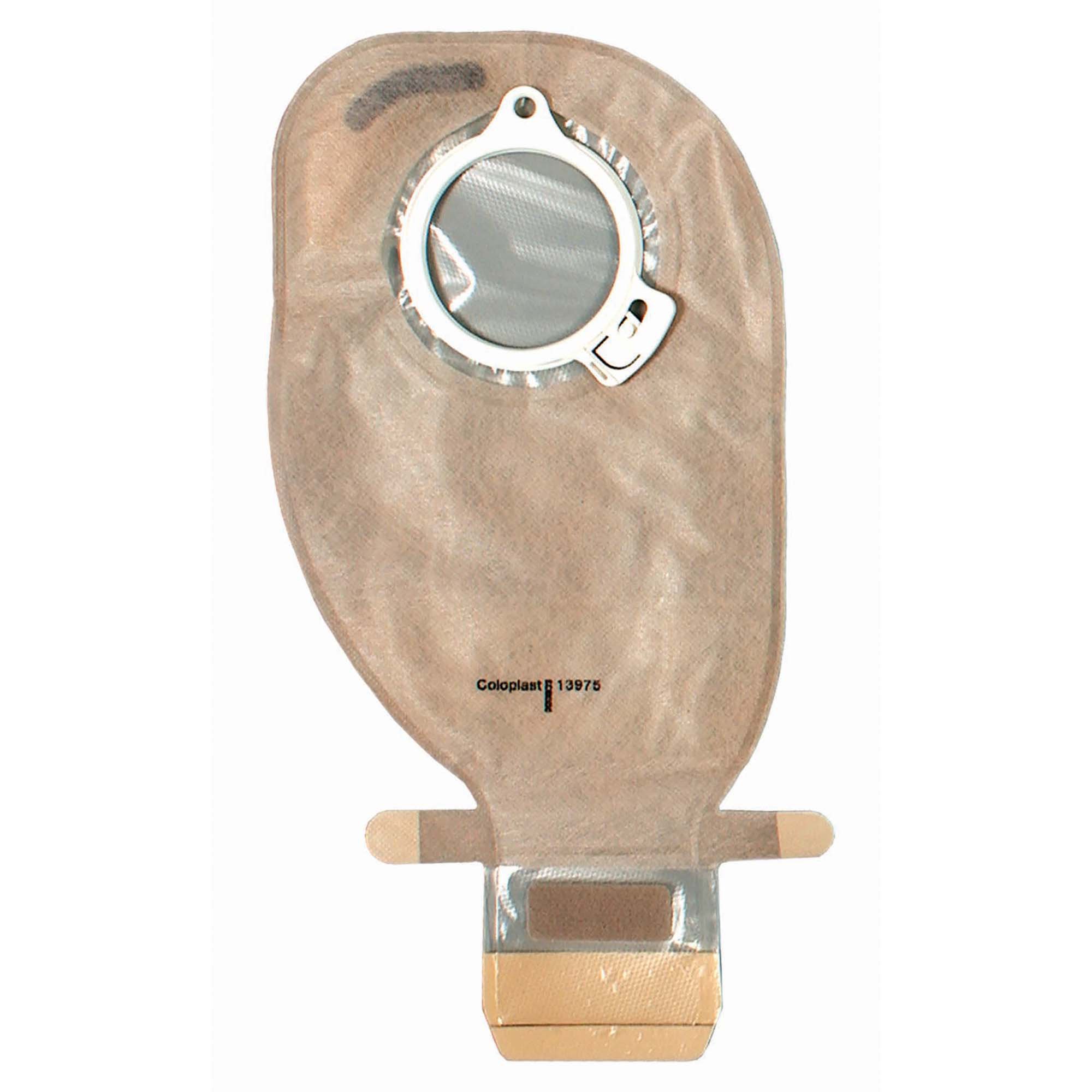 Assura Two-Piece Transparent Ostomy Pouch, 50mm Flange, Red Match MK 457946