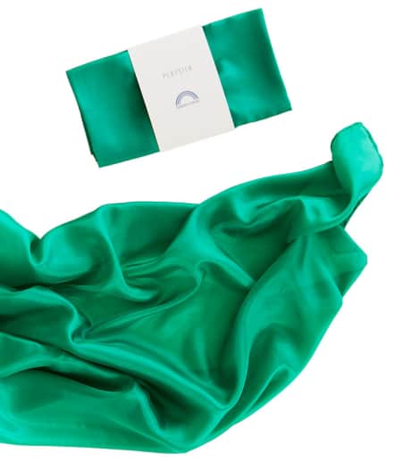 Sarah's Silks Playsilks Emerald - Original Size