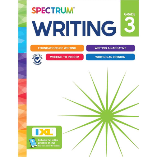 Spectrum Writing Workbook Grade 3