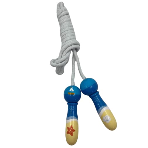 Seaside Wooden Skipping Rope
